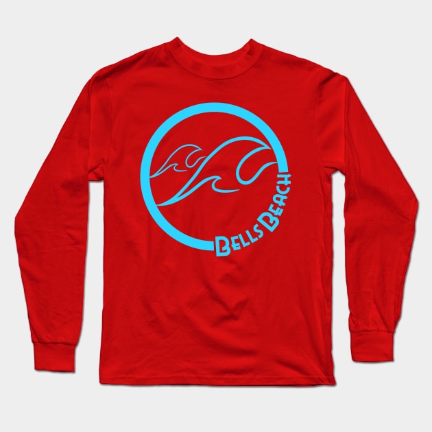 Bells Beach Long Sleeve T-Shirt by PanicMoon